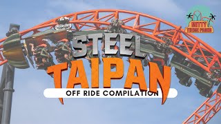 Steel Taipan  OffRide Compilation  Dreamworld Australia [upl. by Tamarah]