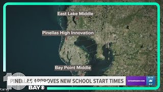 Pinellas County Schools approves new school start times [upl. by Kendrick]