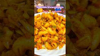 Vegetable macaroni pasta recipeEvening snacks recipe tastyindianrecipeviralshortsyoutubeshorts [upl. by Aken]