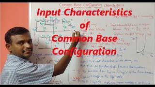 Input Characteristics of Common Base Configuration [upl. by Lidstone658]