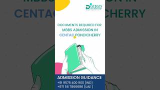 Documents required for MBBS Admission in CENTAC Pondicherry CENTAC centacadmission [upl. by Agemo]