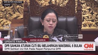 DPR Sahkan Aturan Cuti Ibu Melahirkan Maksimal 6 Bulan [upl. by Mckenna513]