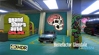 GTA Online 4K HDR  Tuneando vehiculos de Arena War  2 Benefactor Glendale [upl. by Vona74]