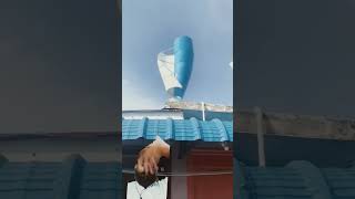 free enargy 24 hour mini wind turbine vertical 600w solar windturbine turbine short viral tren [upl. by Neibaf]