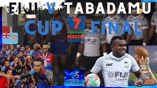 FIJI RUGBY 7s v TABADAMU 7s  2021 Fiji Bitter Marist 7s CUP FINAL [upl. by Vidda]