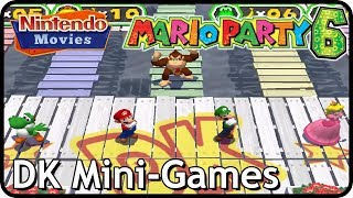 Mario Party 6  All DK MiniGames Multiplayer [upl. by Marler806]