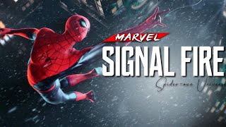 Signal Fire  Ft snowpatrol  Marvel Cinematic Spiderman Journey  Spiderverse [upl. by Inami27]