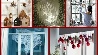 DIY Christmas Window Decorations Ideas  Winter Decorating Ideas [upl. by Carrick]