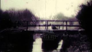 Basingstoke Canal 1910s  Film 34215 [upl. by Llenod]