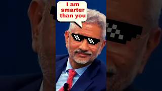 S Jaishankar destroys a western woke journalist [upl. by Aivon]