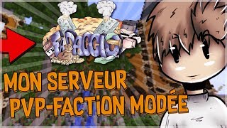 MON SERVEUR MINECRAFT PVPFACTION MODÉE OUVRE DEMAIN 3003 A 15H  FADACCIO [upl. by Ag]