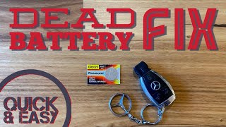 How to Replace Battery in Mercedes Key Fob [upl. by Farah]