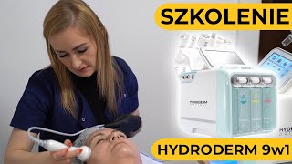 Szkolenie Hydroderm 9w1 Original w Olsztynie  oczyszczanie twarzy za pomocą peelingu wodorowego [upl. by Zeuqirdor]