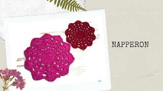 Napperon ou mininapperon au crochet [upl. by Nazar]