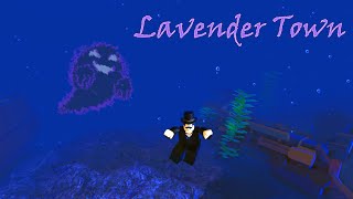 Playing a Lavender Town cover on Piano Roblox [upl. by Lat]