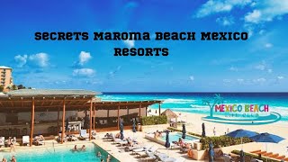 Private Tour of Secrets Maroma Beach Mexico Resorts  AllInclusive Resort [upl. by Ednyl]