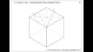 Cubo Assonometria 01Isometrica [upl. by Moorish]