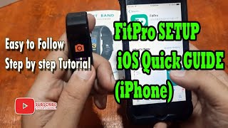 Fitpro Setup  Quick Guide in IOS iPhone [upl. by Yecaw765]