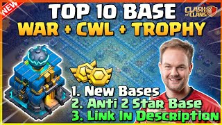 NEW UNBEATABLE TH12 WAR BASE  TOP 10 TH12 WARCWLTROPHY BASE WITH LINK  Clash of Clans  30623 [upl. by Menashem953]