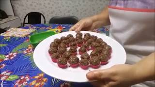 brigadeiro com leite condensado caseiro [upl. by Kimber290]