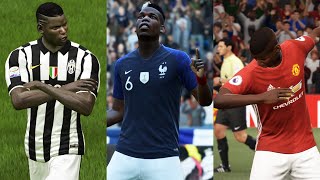 PAUL POGBA IN EVERY FIFA 1221 [upl. by Ylrac508]