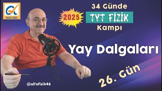 2025 TYT Fizik Kampı I Dalgalar I Yay Dalgaları [upl. by Jerri]