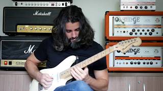 Guitar Tests Fender Strat  Marshall JCM800 Kerry King [upl. by Aivatan]