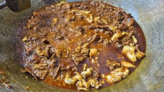 Most Famous Bihari Style Mutton Making Rs 250 Only  Bhubaneswar Street Food [upl. by Eudoxia887]