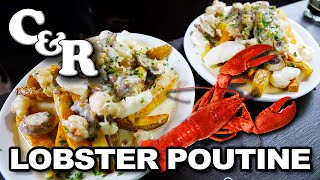 LOBSTER POUTINE FLAMBÉ of DELICIOUSNESS 🥘 Cook amp Review [upl. by Bouldon]