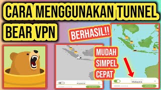 Cara Menggunakan Aplikasi TunnelBear Vpn  Cara Masuk Vpn TunnelBear [upl. by Erleena584]