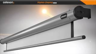 celexon screen electric home cinema [upl. by Collayer]