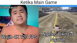 Ketika Main Game Orang Kaya VS Kelas Menengah Ngelag Dikit Ga Ngaruh [upl. by Silirama3]