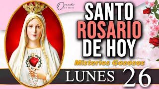 Santo Rosario Corto de Hoy Lunes 26 de Agosto 💜 Misterios Gozosos 🌙 orandoconjesus [upl. by Leinahtam]