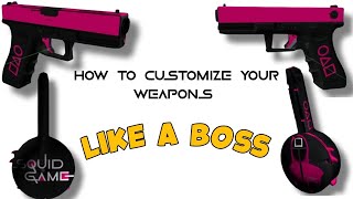 HOW TO CUSTOMIZE YOUR WEAPONS  TUTORIAL [upl. by Sparkie]