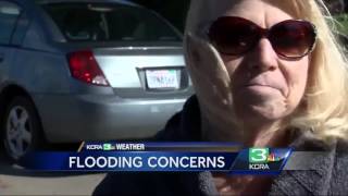 Tuolumne River floods Modesto neighborhood [upl. by Ragg]