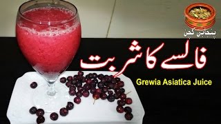 Falsa Juice  Easy to make Grewia Asiatica Juice in Punjabi Kitchen [upl. by Quarta]