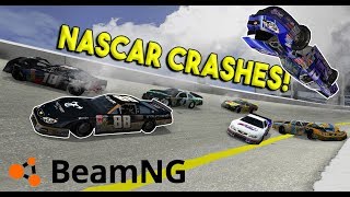 HUGE NASCAR DAYTONA CRASHES  BeamNG Drive Gameplay amp Crashes [upl. by Dyrrej]