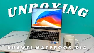 huawei matebook d14  unboxing in 2023 💻 [upl. by Atlee]