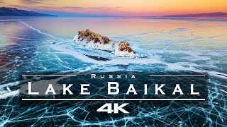 Lake Baikal Russia 🇷🇺  by drone 4K [upl. by Dviad]