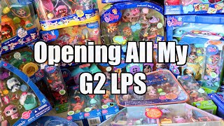 Opening EVERY G2 LPS I own [upl. by Hagile]