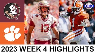 4 Florida State vs Clemson Highlights  College Football Week 4  2023 College Football Highlights [upl. by Irbmac]