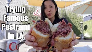 Trying the Famous Johnnys Pastrami in Los Angeles [upl. by Dayna]