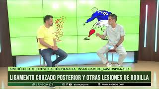 Gastón Pignatta nos habla sobre las lesiones de rodilla  Ligamento Cruzado Posterior [upl. by Odraner]