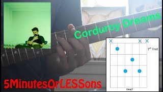 How To Play Rex Orange County  Corduroy Dreams  Guitar Lesson [upl. by Gibert]