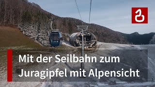 Seilbahn Weissenstein in Oberdorf  Alpensicht vom Solothurner Hausberg  Garaventa  Doppelmayr [upl. by Hoffmann]