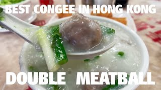 BEST CONGEE IN HONG KONG  MONGKOK FOOD COURT [upl. by Lytton]