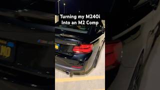 M240i Grows into an M2 Comp bmw car [upl. by Latsryk]