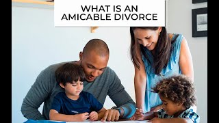 What is an amicable divorce [upl. by Nesyaj331]