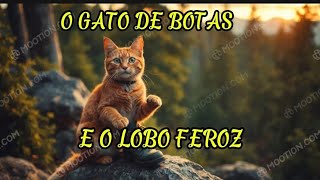 O GATO DE BOTAS E O LOBO FEROZ [upl. by Ettezyl]