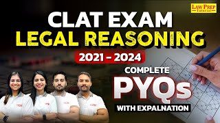 CLAT 2025 Legal Reasoning PYQs With Solution 2021 to 2024  Legal Reasoning Previous Year Questions [upl. by Ahsenra]